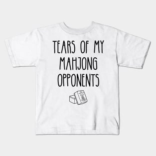 Tears Of My Mahjong Opponents Kids T-Shirt